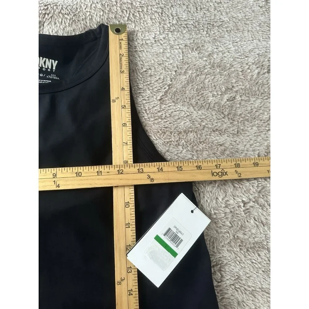Dkny Sport Women's Regular Fit Racerback Sleeveless Tennis Dress New - Picture 15 of 16